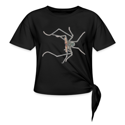 Frauen Knotenshirt Euphrynichus bacillifer - Schwarz