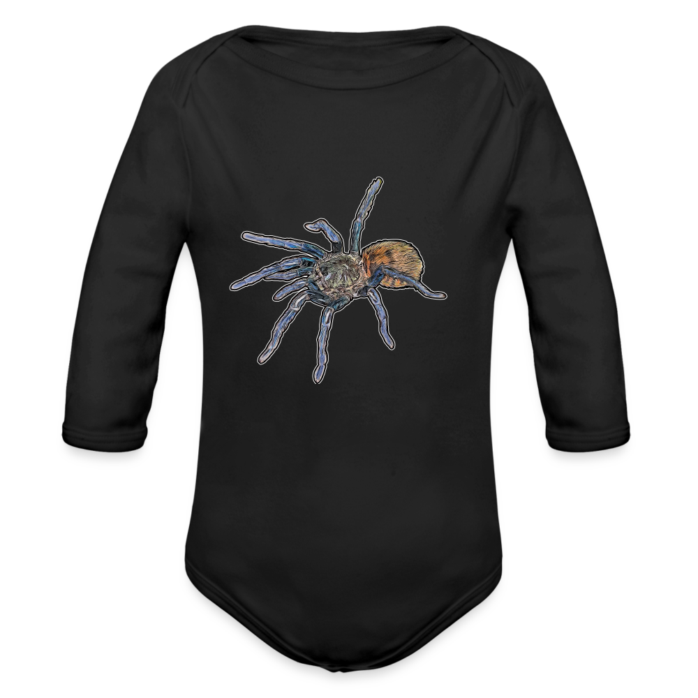 Baby Body lang Chromatopelma cyaneopubescens - Schwarz