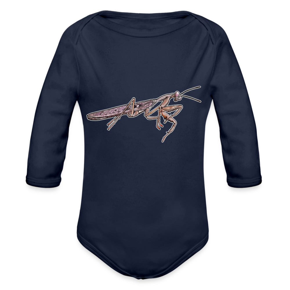 Baby Body lang Rhombodera kirbyi male - Dunkelnavy