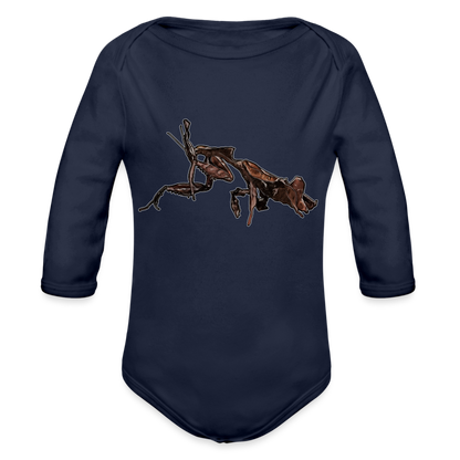 Baby Body lang Phyllocrania paradoxa female 2 - Dunkelnavy