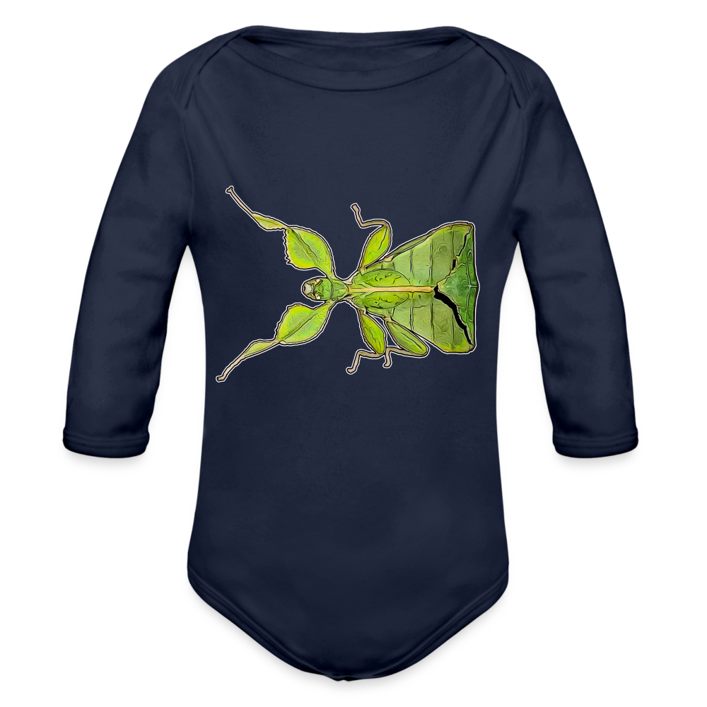 Baby Body lang Phyllium philippinicum female - Dunkelnavy