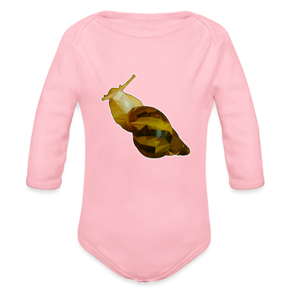 Baby Body lang Achatina reticulata Low Poly - Hellrosa
