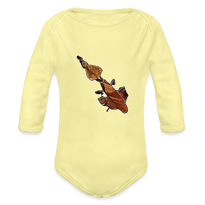 Baby Body lang Phyllocrania paradoxa female - Hellgelb