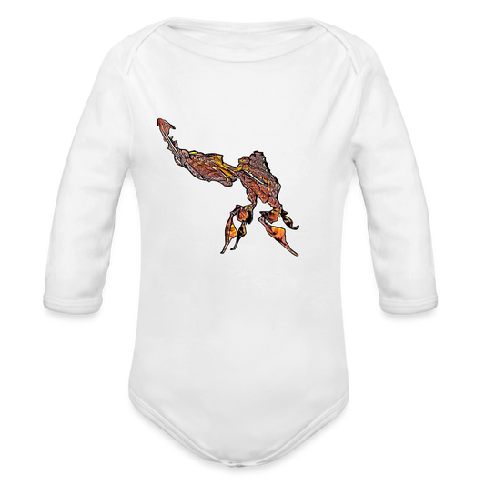 Baby Body lang Phyllocrania paradoxa male - weiß