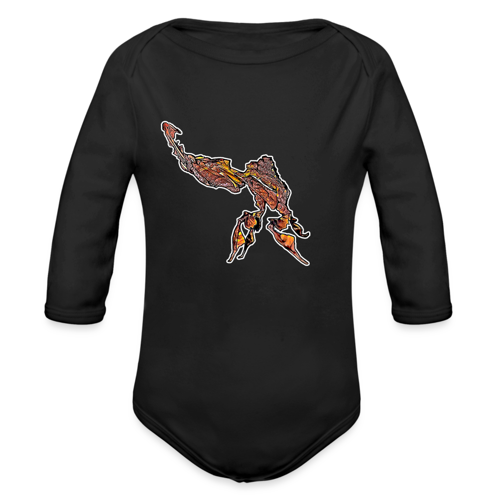 Baby Body lang Phyllocrania paradoxa male - Schwarz