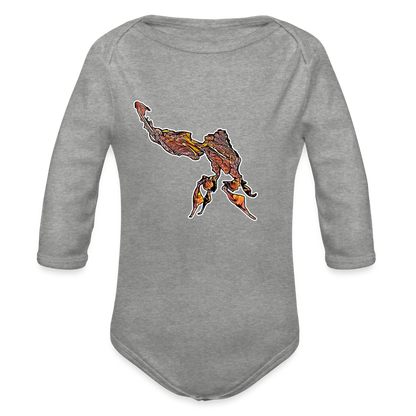 Baby Body lang Phyllocrania paradoxa male - Grau meliert