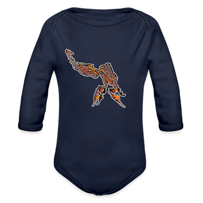 Baby Body lang Phyllocrania paradoxa male - Dunkelnavy