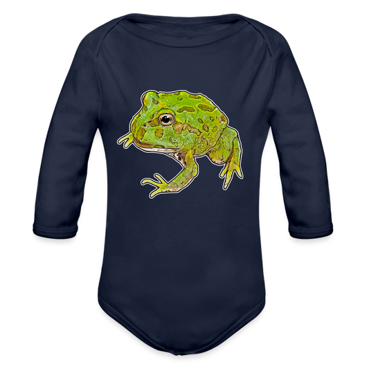 Baby Body lang Ceratophrys cranwelli Peppermint Blue - Dunkelnavy