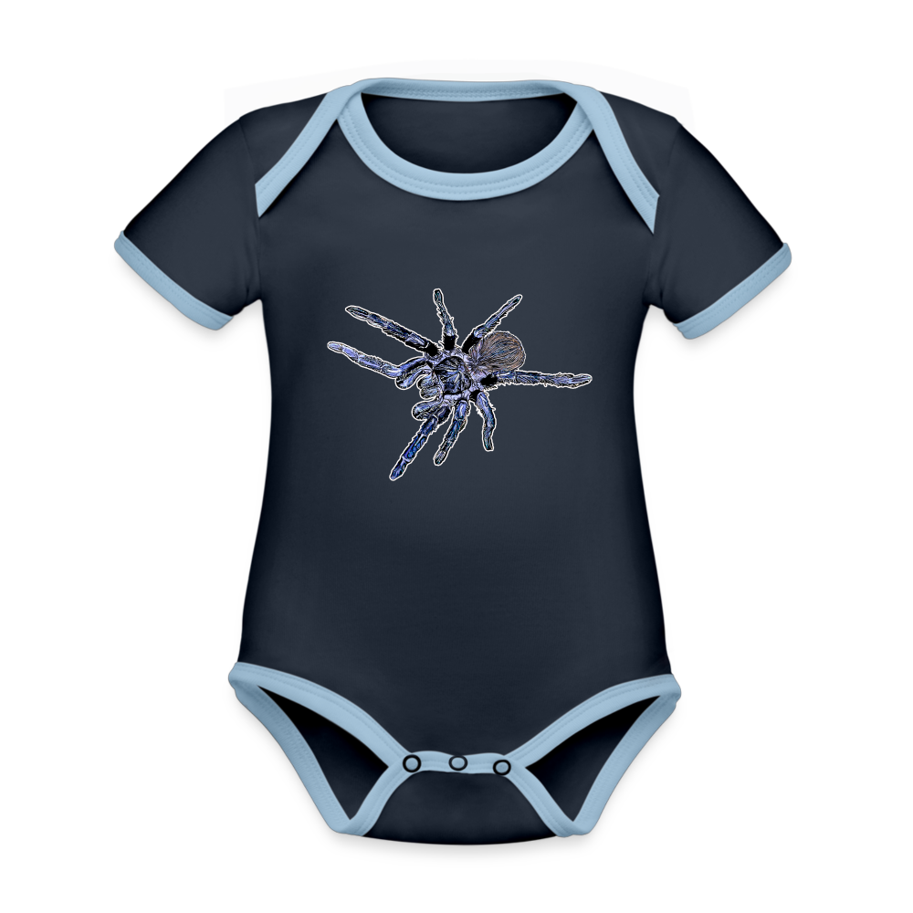 Baby Kontrastbody kurz Pterinopelma sazimai - Navy/Himmelblau