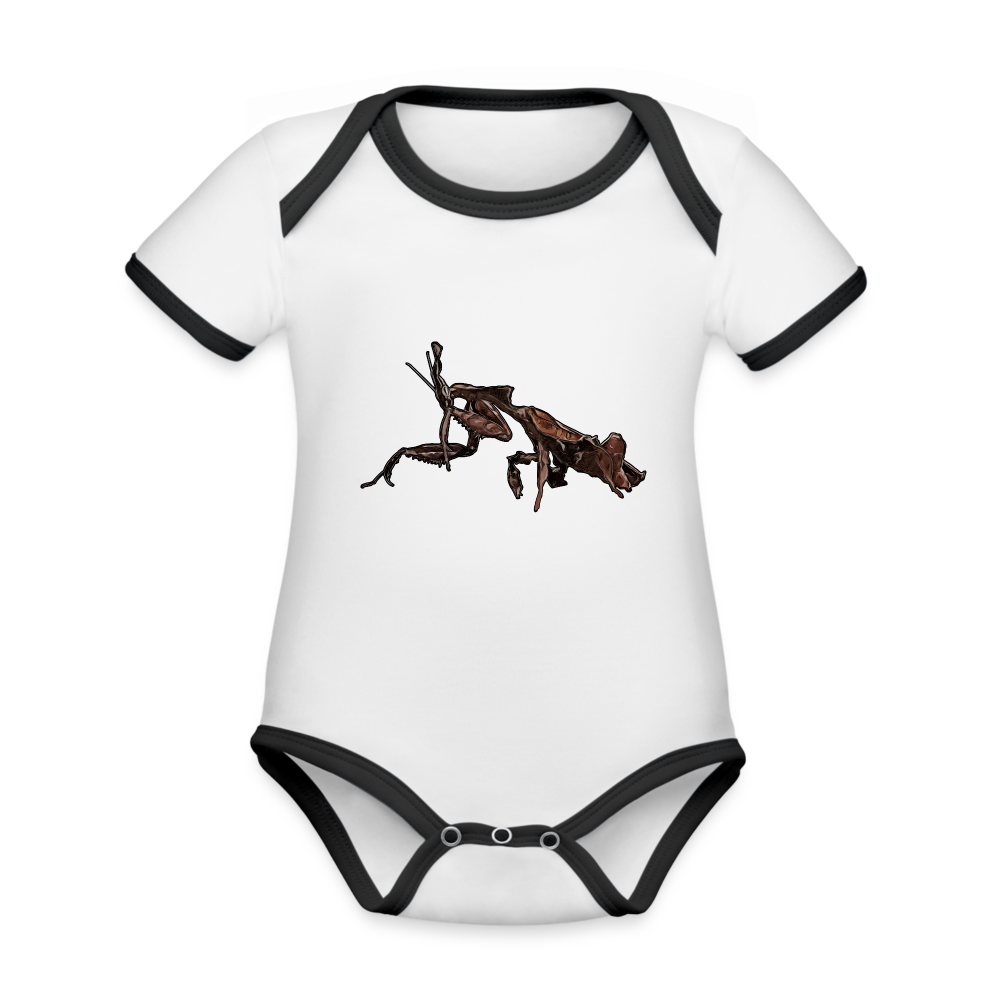 Baby Kontrastbody kurz Phyllocrania paradoxa female 2 - Weiß/Schwarz