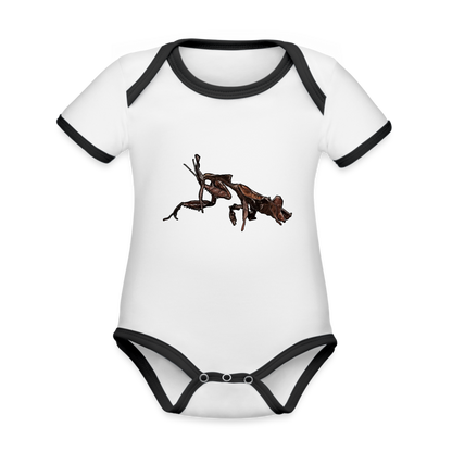 Baby Kontrastbody kurz Phyllocrania paradoxa female 2 - Weiß/Schwarz