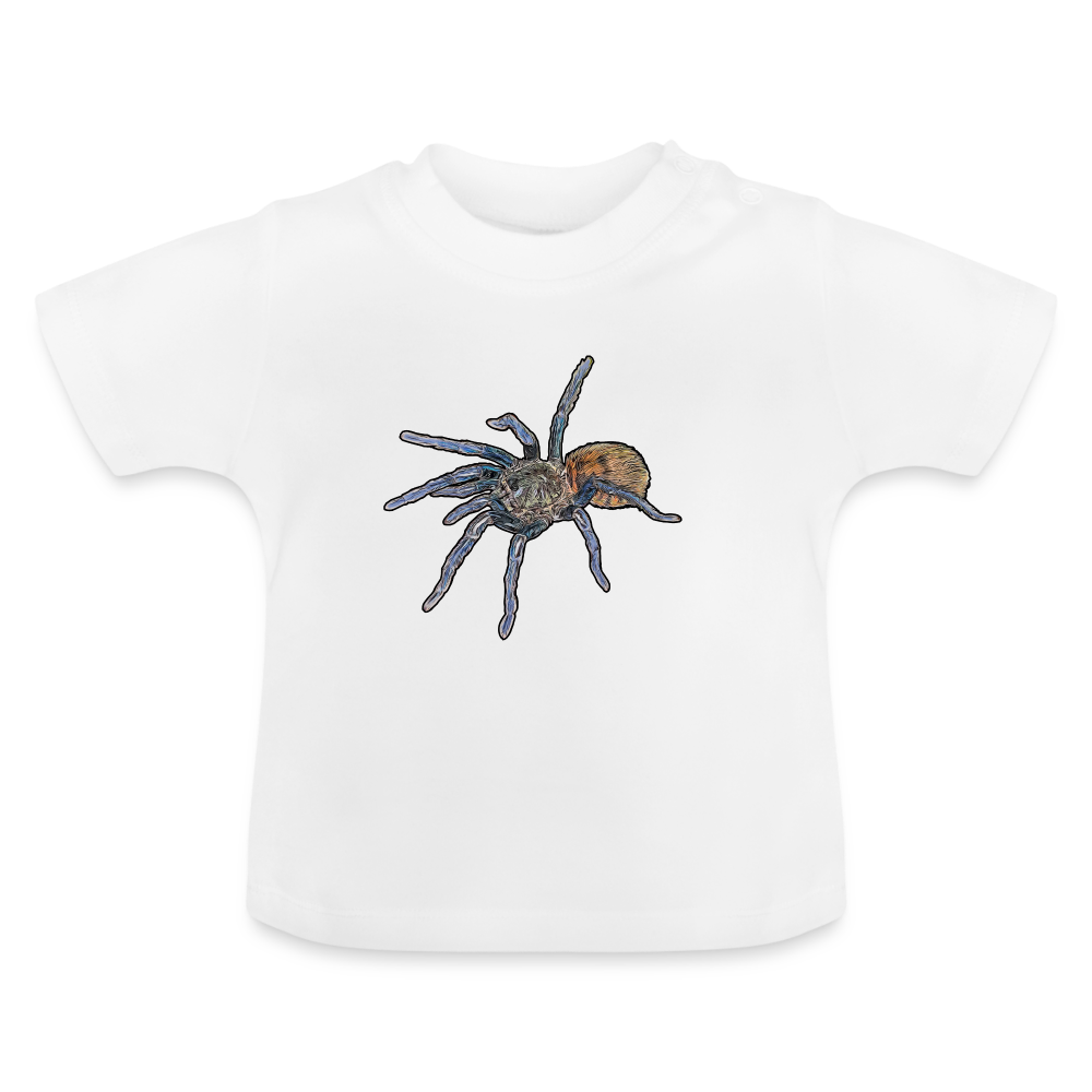 Baby T-Shirt Chromatopelma cyaneopubescens - weiß
