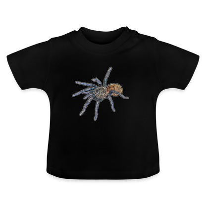Baby T-Shirt Chromatopelma cyaneopubescens - Schwarz
