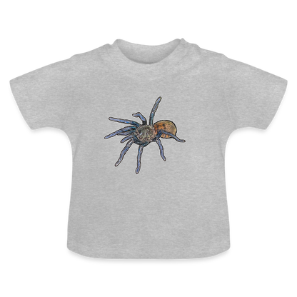 Baby T-Shirt Chromatopelma cyaneopubescens - Grau meliert