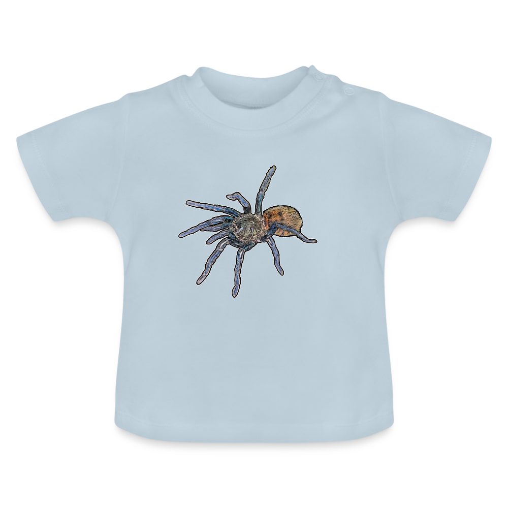 Baby T-Shirt Chromatopelma cyaneopubescens - Hellblau