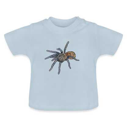 Baby T-Shirt Chromatopelma cyaneopubescens - Hellblau