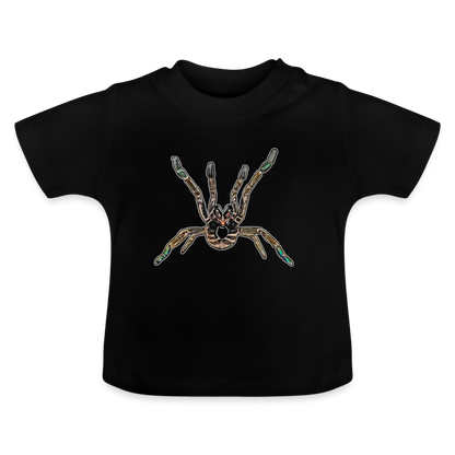 Baby T-Shirt Pterinochilus murinus tcf - Schwarz