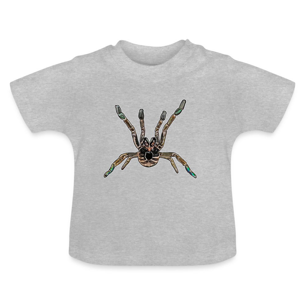 Baby T-Shirt Pterinochilus murinus tcf - Grau meliert
