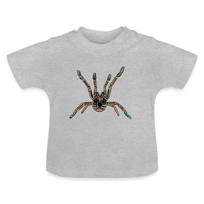 Baby T-Shirt Pterinochilus murinus tcf - Grau meliert