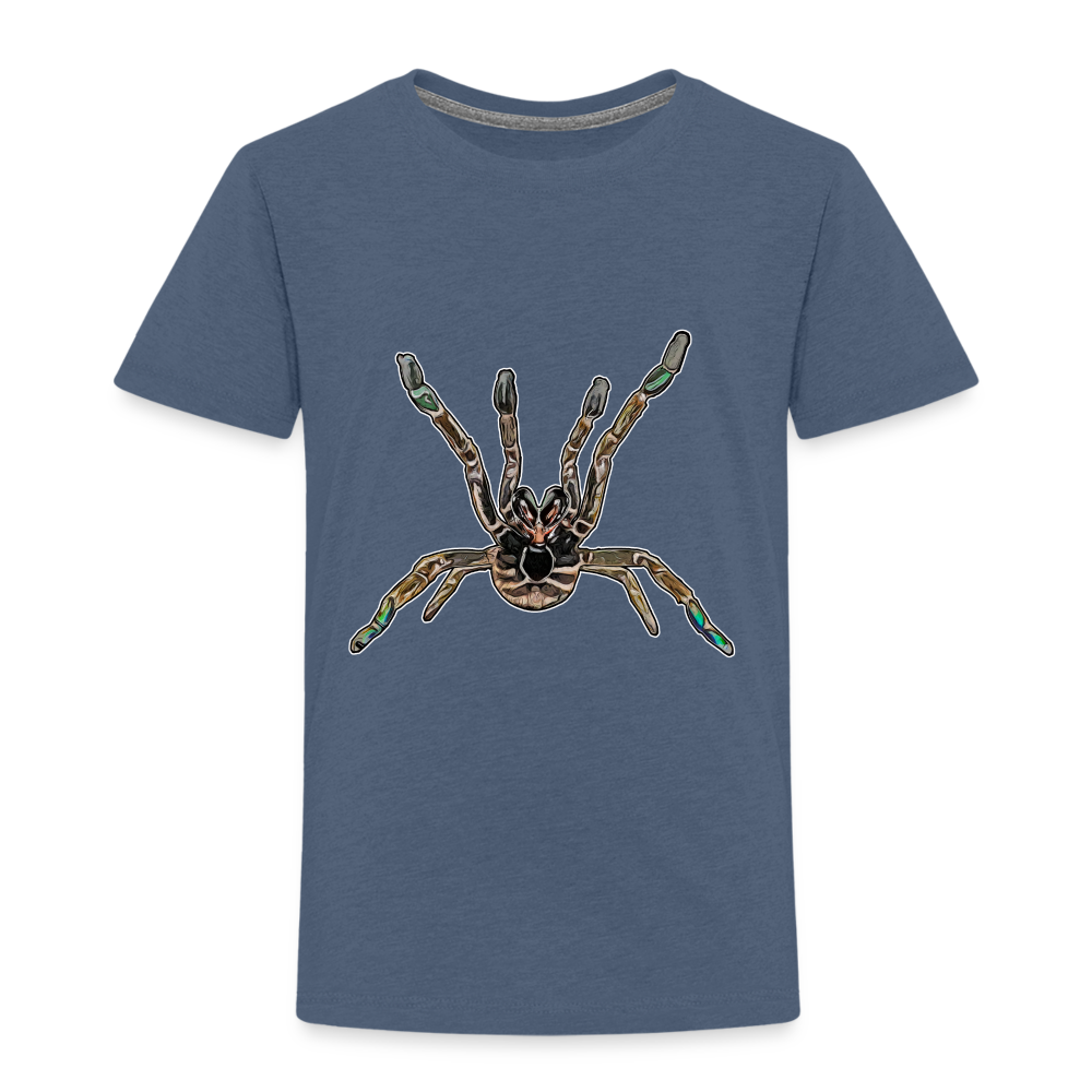 Kinder Basic T-Shirt Pterinochilus murinus tcf - Blau meliert