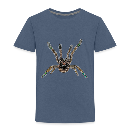 Kinder Basic T-Shirt Pterinochilus murinus tcf - Blau meliert