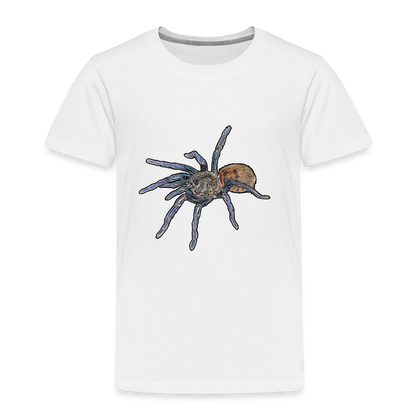 Kinder Basic T-Shirt Chromatopelma cyaneopubescens - weiß