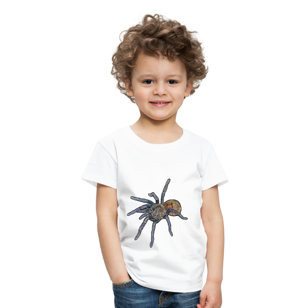 Kinder Basic T-Shirt Chromatopelma cyaneopubescens - weiß