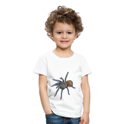 Kinder Basic T-Shirt Chromatopelma cyaneopubescens - weiß