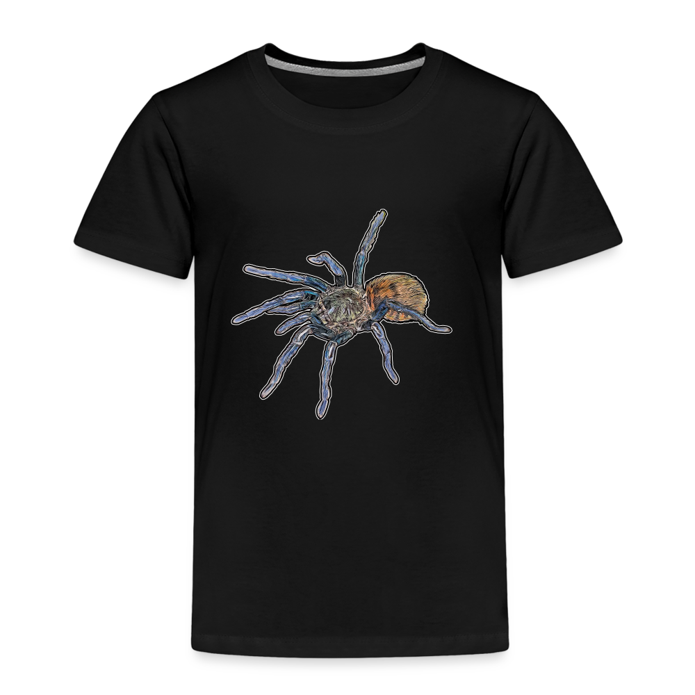 Kinder Basic T-Shirt Chromatopelma cyaneopubescens - Schwarz