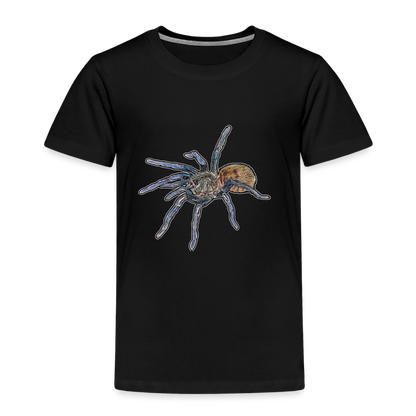 Kinder Basic T-Shirt Chromatopelma cyaneopubescens - Schwarz