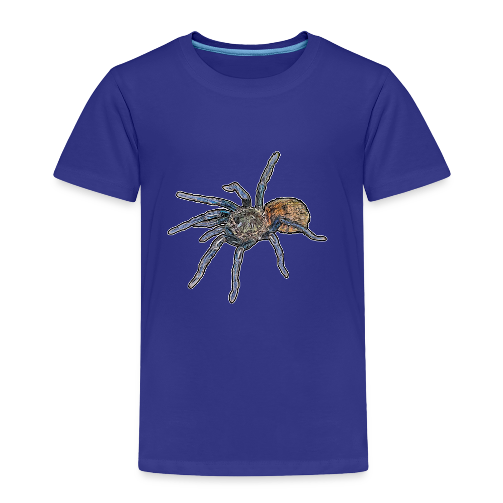 Kinder Basic T-Shirt Chromatopelma cyaneopubescens - Königsblau