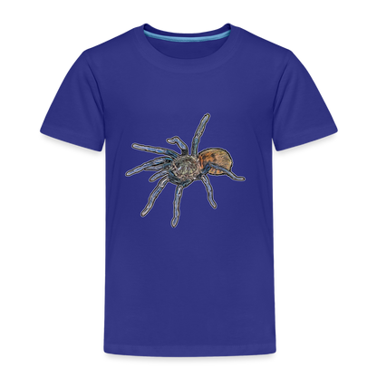 Kinder Basic T-Shirt Chromatopelma cyaneopubescens - Königsblau