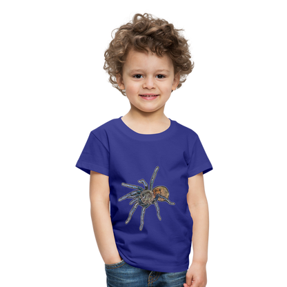 Kinder Basic T-Shirt Chromatopelma cyaneopubescens - Königsblau