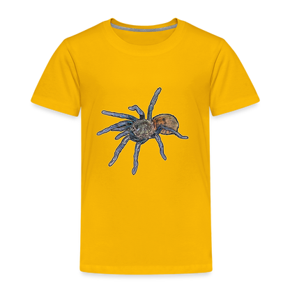 Kinder Basic T-Shirt Chromatopelma cyaneopubescens - Sonnengelb