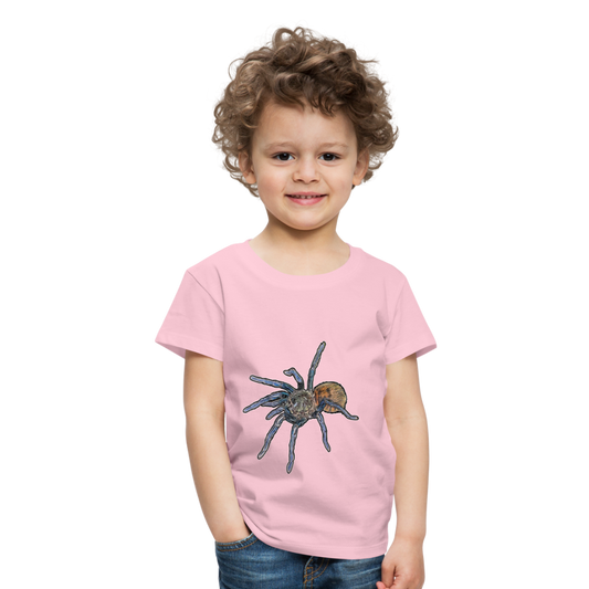 Kinder Basic T-Shirt Chromatopelma cyaneopubescens - Hellrosa