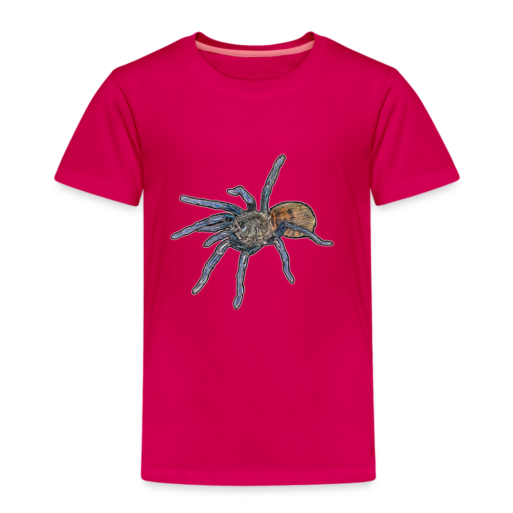 Kinder Basic T-Shirt Chromatopelma cyaneopubescens - dunkles Pink