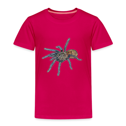 Kinder Basic T-Shirt Chromatopelma cyaneopubescens - dunkles Pink