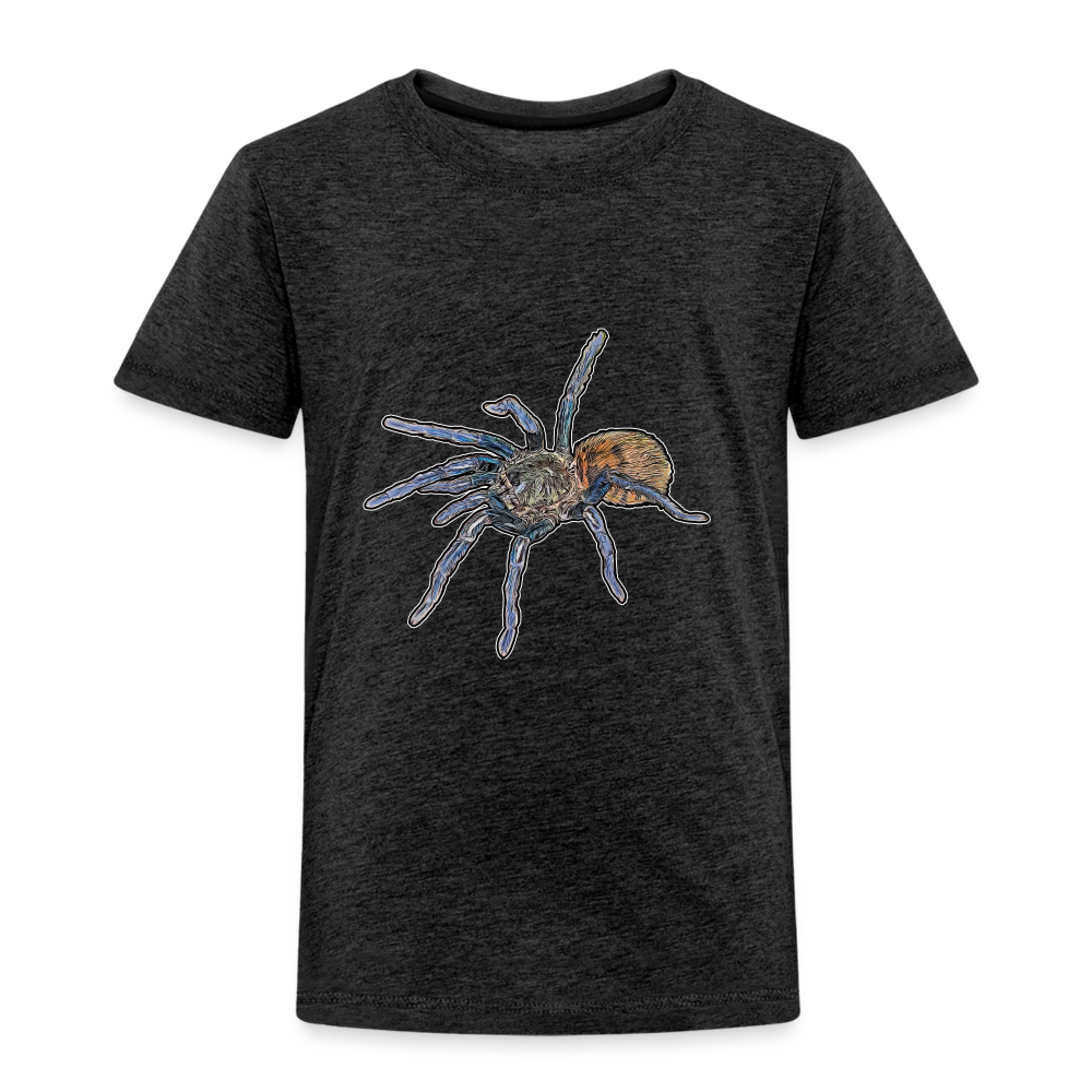 Kinder Basic T-Shirt Chromatopelma cyaneopubescens - Anthrazit