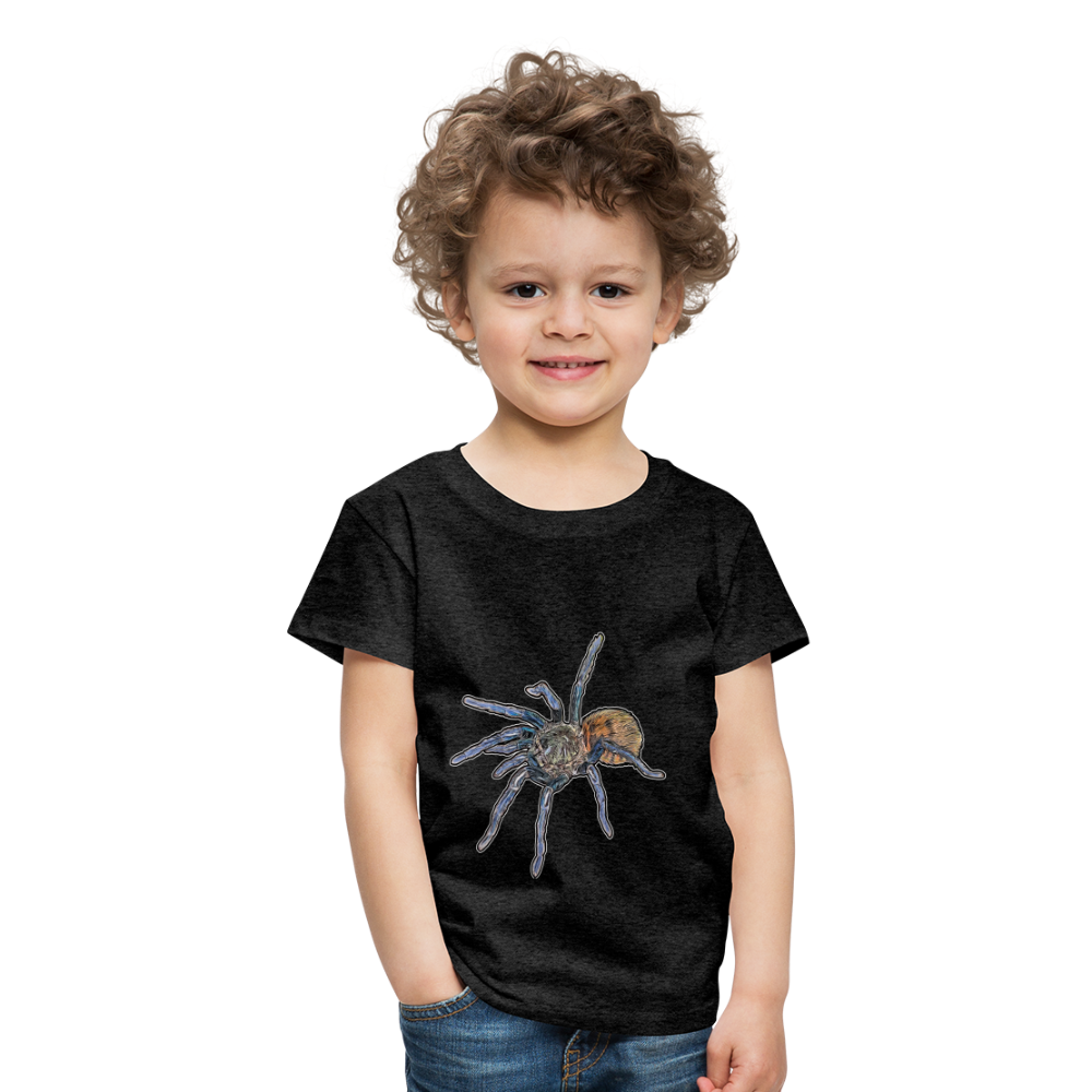 Kinder Basic T-Shirt Chromatopelma cyaneopubescens - Anthrazit