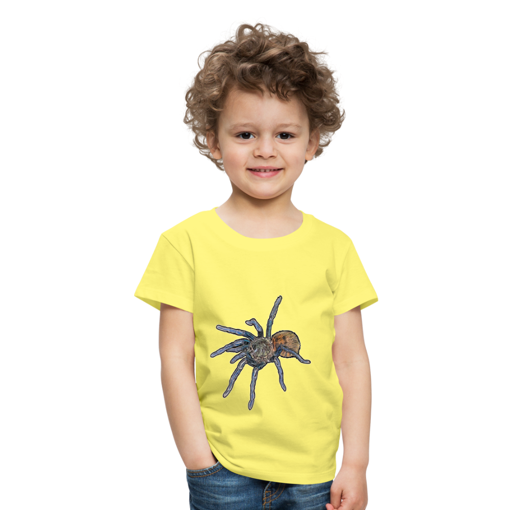Kinder Basic T-Shirt Chromatopelma cyaneopubescens - Gelb