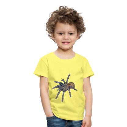 Kinder Basic T-Shirt Chromatopelma cyaneopubescens - Gelb