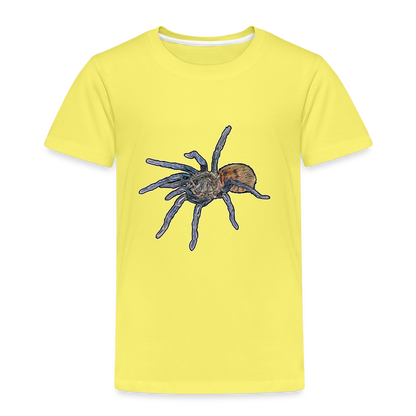 Kinder Basic T-Shirt Chromatopelma cyaneopubescens - Gelb