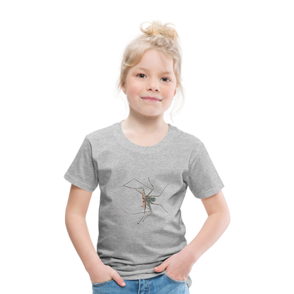 Kinder Basic T-Shirt Euphrynichus bacillifer - Grau meliert