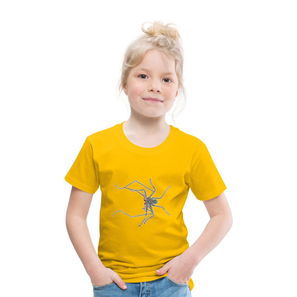 Kinder Basic T-Shirt Euphrynichus bacillifer - Sonnengelb