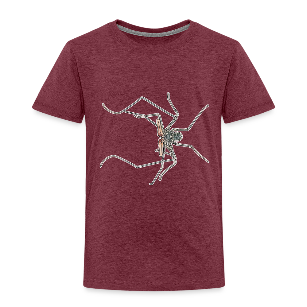Kinder Basic T-Shirt Euphrynichus bacillifer - Bordeauxrot meliert