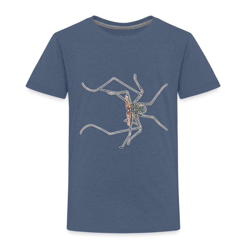 Kinder Basic T-Shirt Euphrynichus bacillifer - Blau meliert
