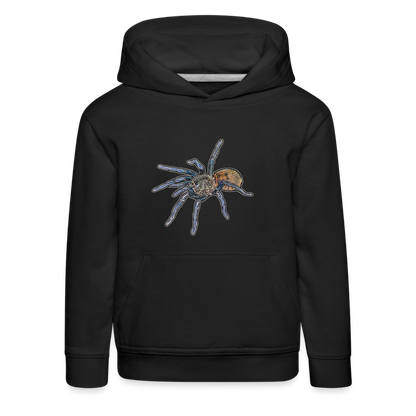 Kinder Hoodie Chromatopelma cyaneopubescens - Schwarz