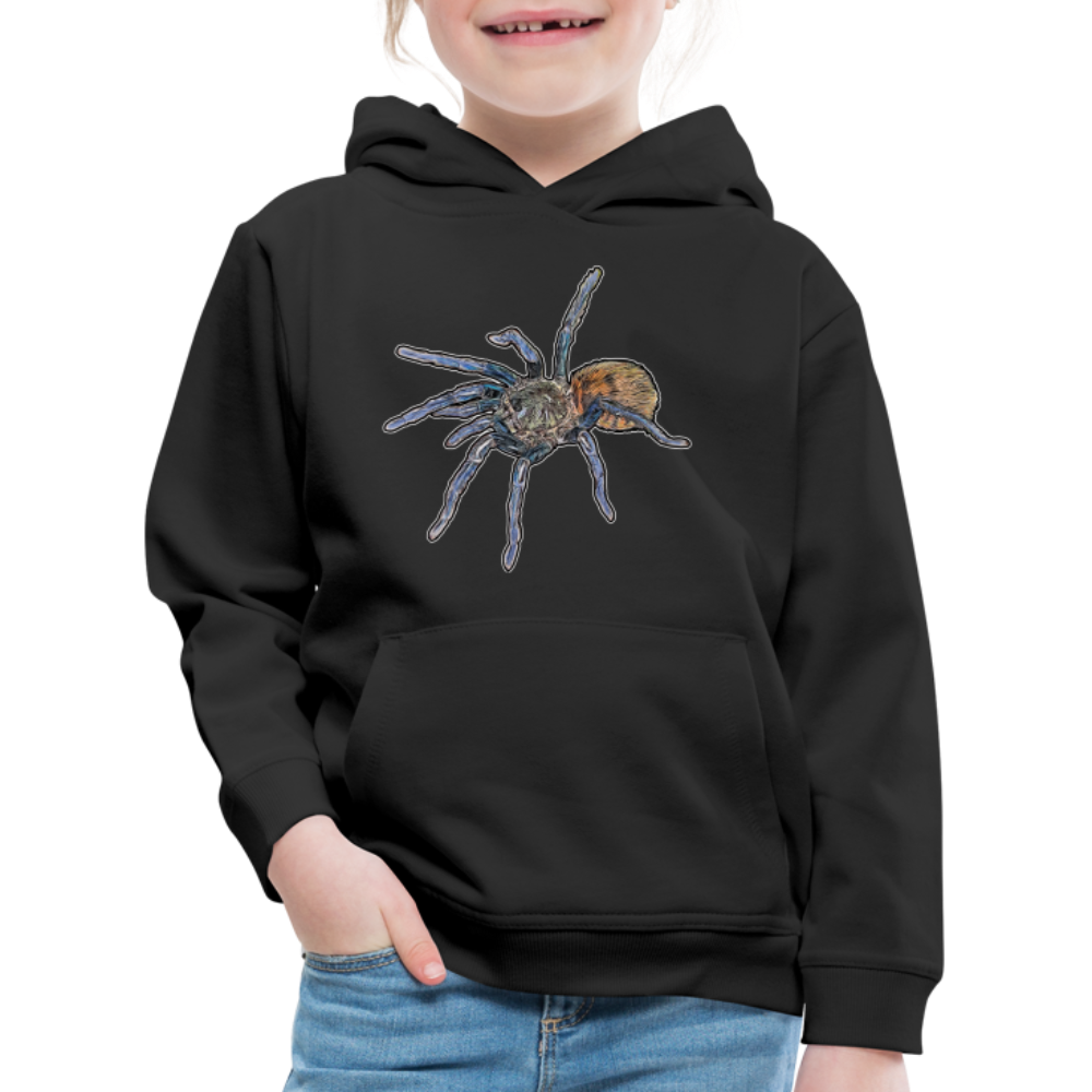 Kinder Hoodie Chromatopelma cyaneopubescens - Schwarz
