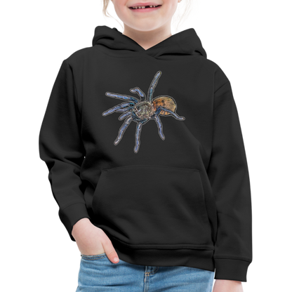 Kinder Hoodie Chromatopelma cyaneopubescens - Schwarz