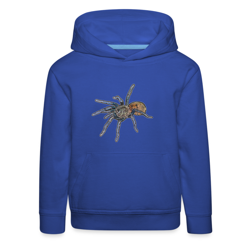 Kinder Hoodie Chromatopelma cyaneopubescens - Royalblau